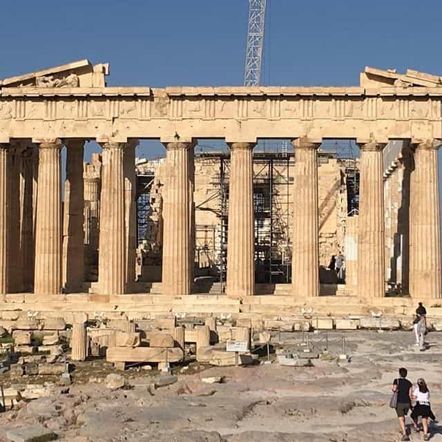 The Parthenon in the morning