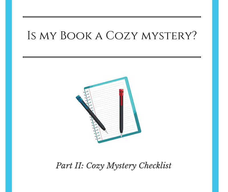 Is My Book a Cozy Mystery?