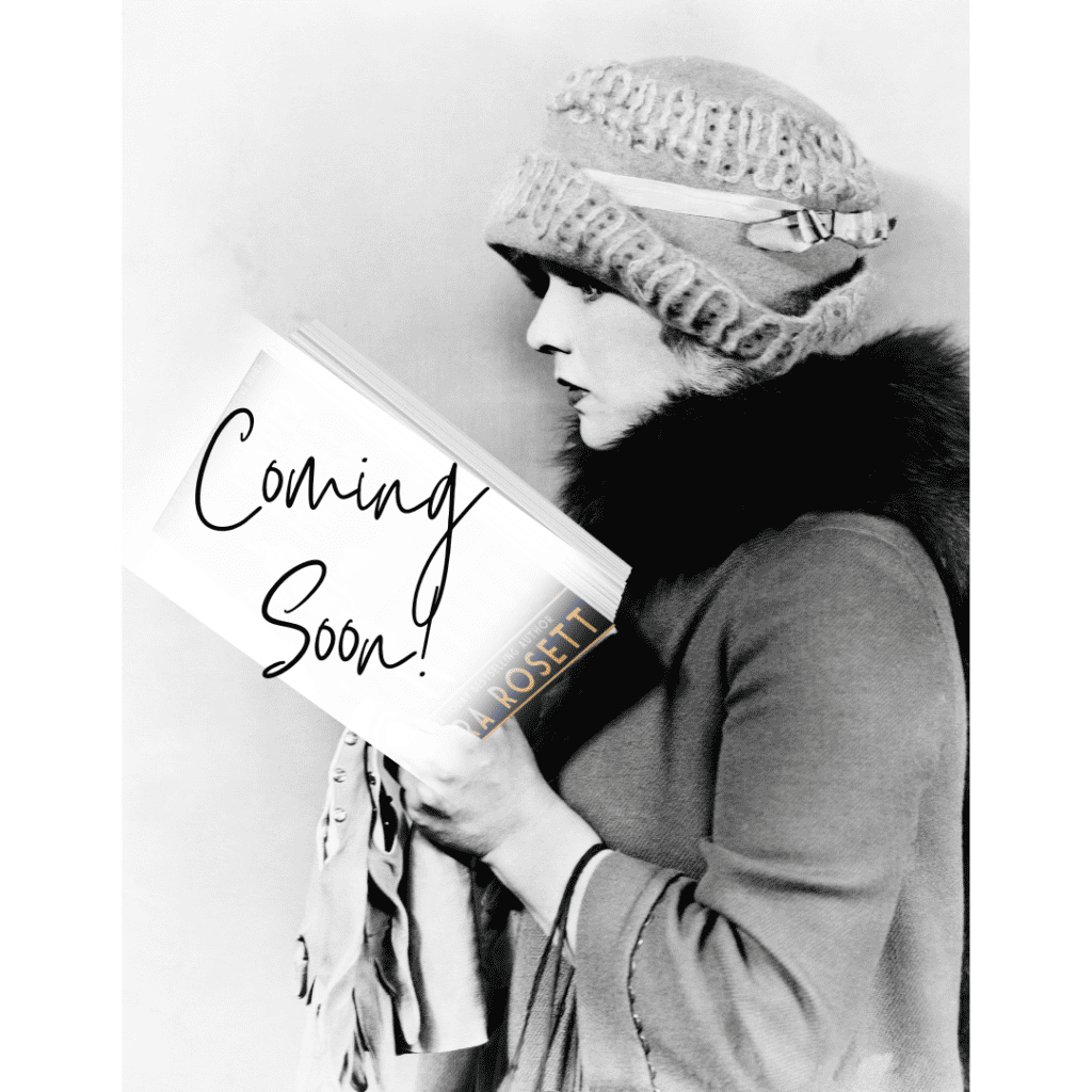 1920s woman reading a book