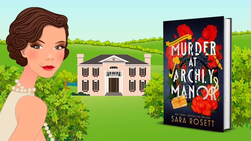Hardcover of Murder at Archly Manor